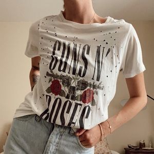 Guns and Roses band tee